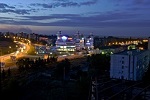 ТЦ Вершина ночью
